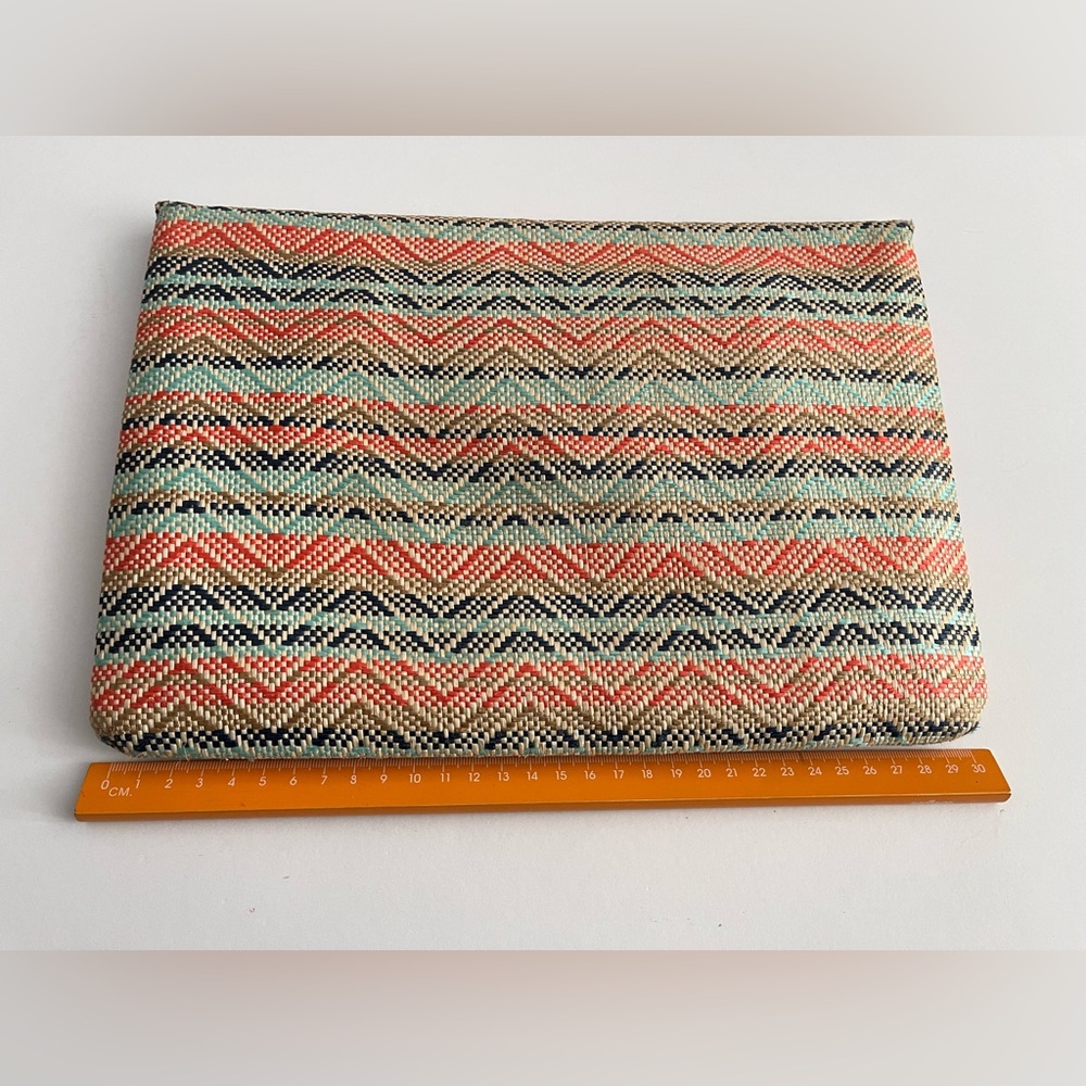 Kookai Multi Coloured Women’s Clutch Purse Bag Pre Owned Stain On Corner - Picture 9 of 15